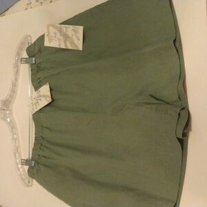 Women's Green Casual Shorts